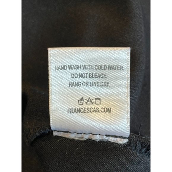 Miami Womens Skater Punk Dress DA6859IMK Open Back Embroidered Floral Black SZ L - Picture 8 of 8